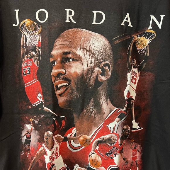 jordan Vintage Style Mens Tee - Picture 2 of 5